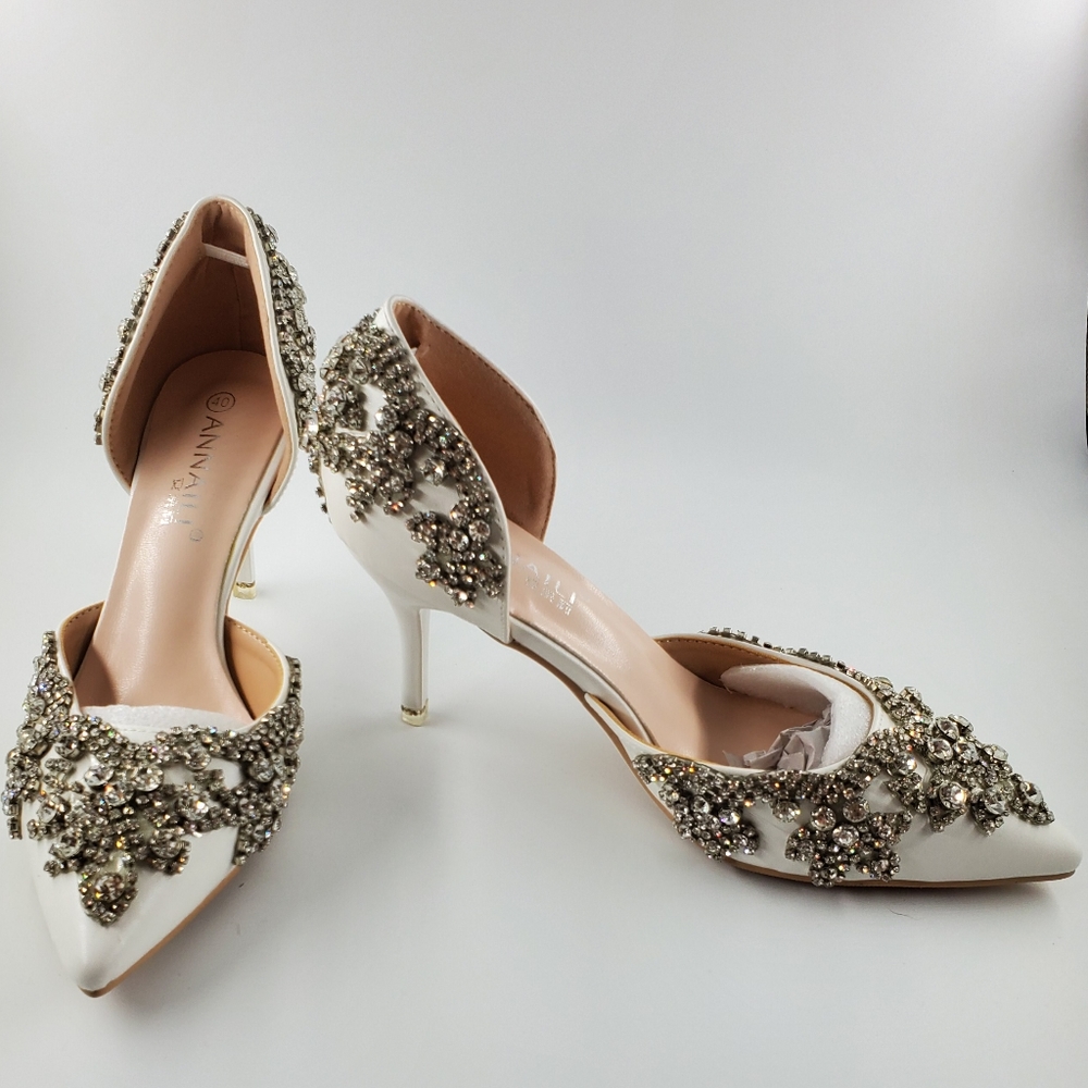 Embellished wedding heel